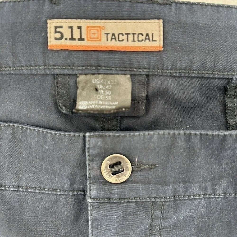 5.11 Tactical Men 42x32 Navy Blue Ripstop Cargo Pants Outdoor Hiking Gorpcore